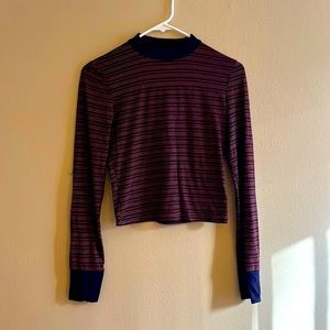 Stripey Mockneck